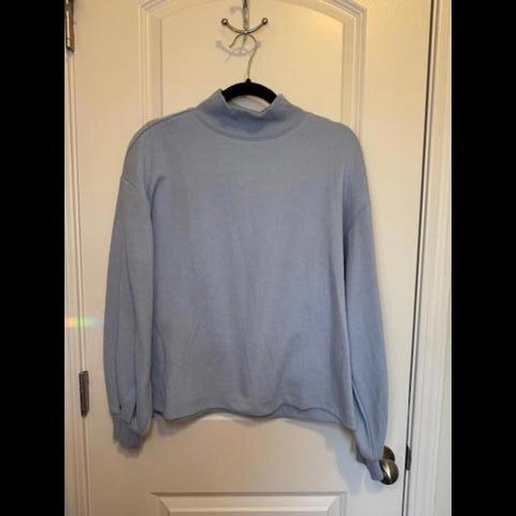 LOFT Tops - Loft - Mock Neck Balloon Sleeve Top